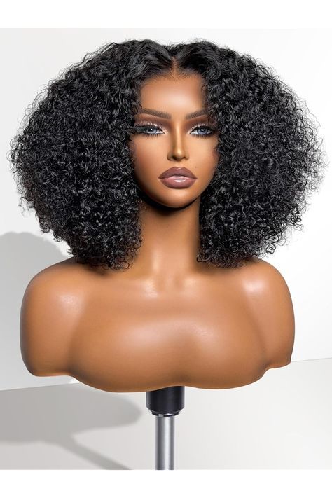 Curly Black Wig