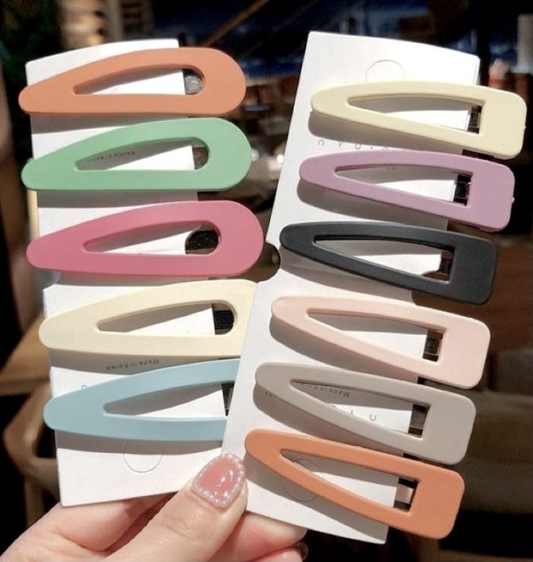 5babfe45-44b5-498b-838e-787da564ab32 Matte Finish Snap Hair Clips – Set of 10 Pastel Colors